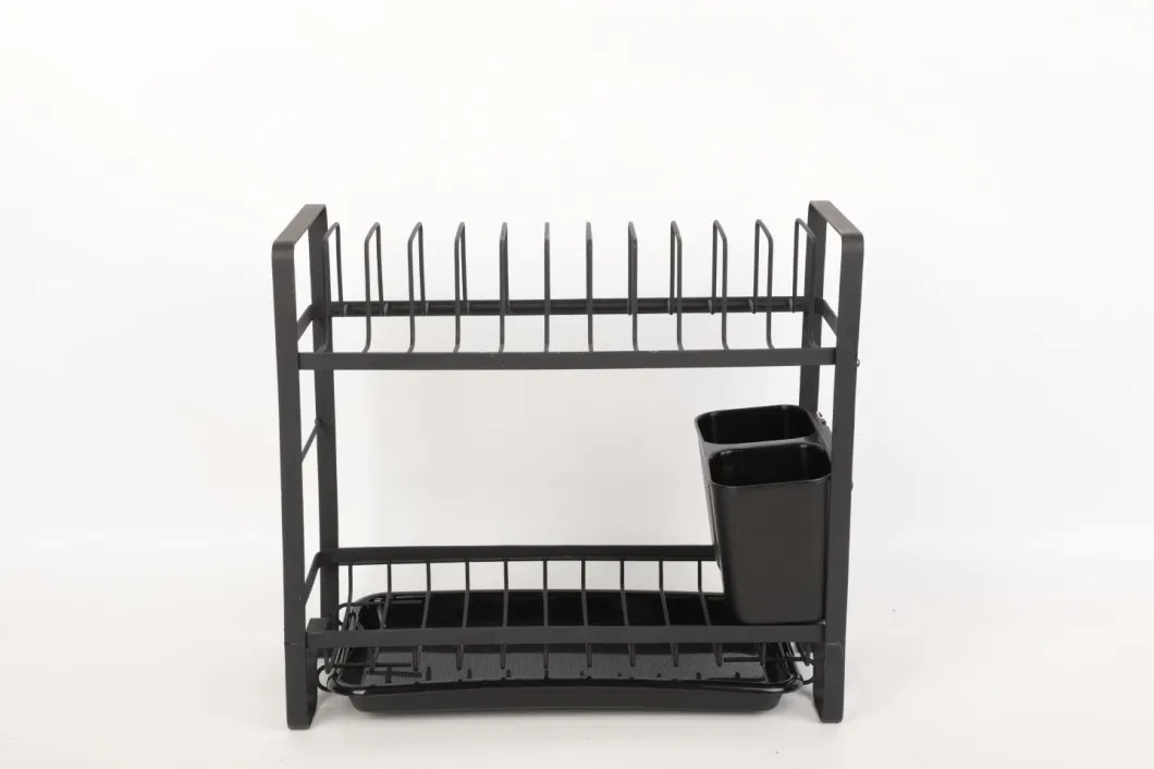 Metal Wire Stainless Steel Kitchenware Kitchen Accessories Dish Rack Kitchen Storage Display Rack Shelf