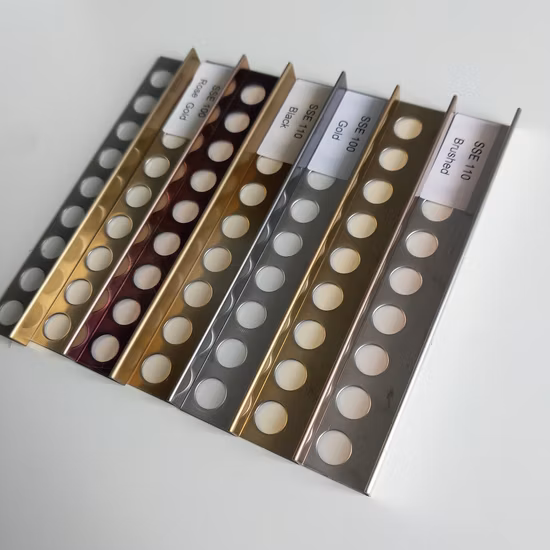 ステンレス鋼 LTU 形状金属タイル トリム