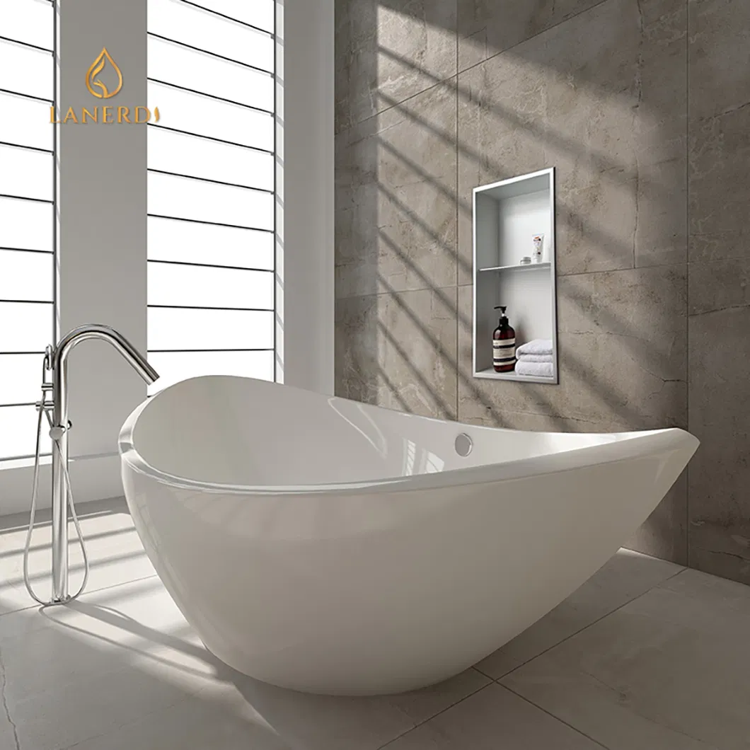 壁掛け浴室ラックダブル防水ニッチ Acier 無酸化ステンレス鋼ニッチ製品浴室のシャワーのニッチ